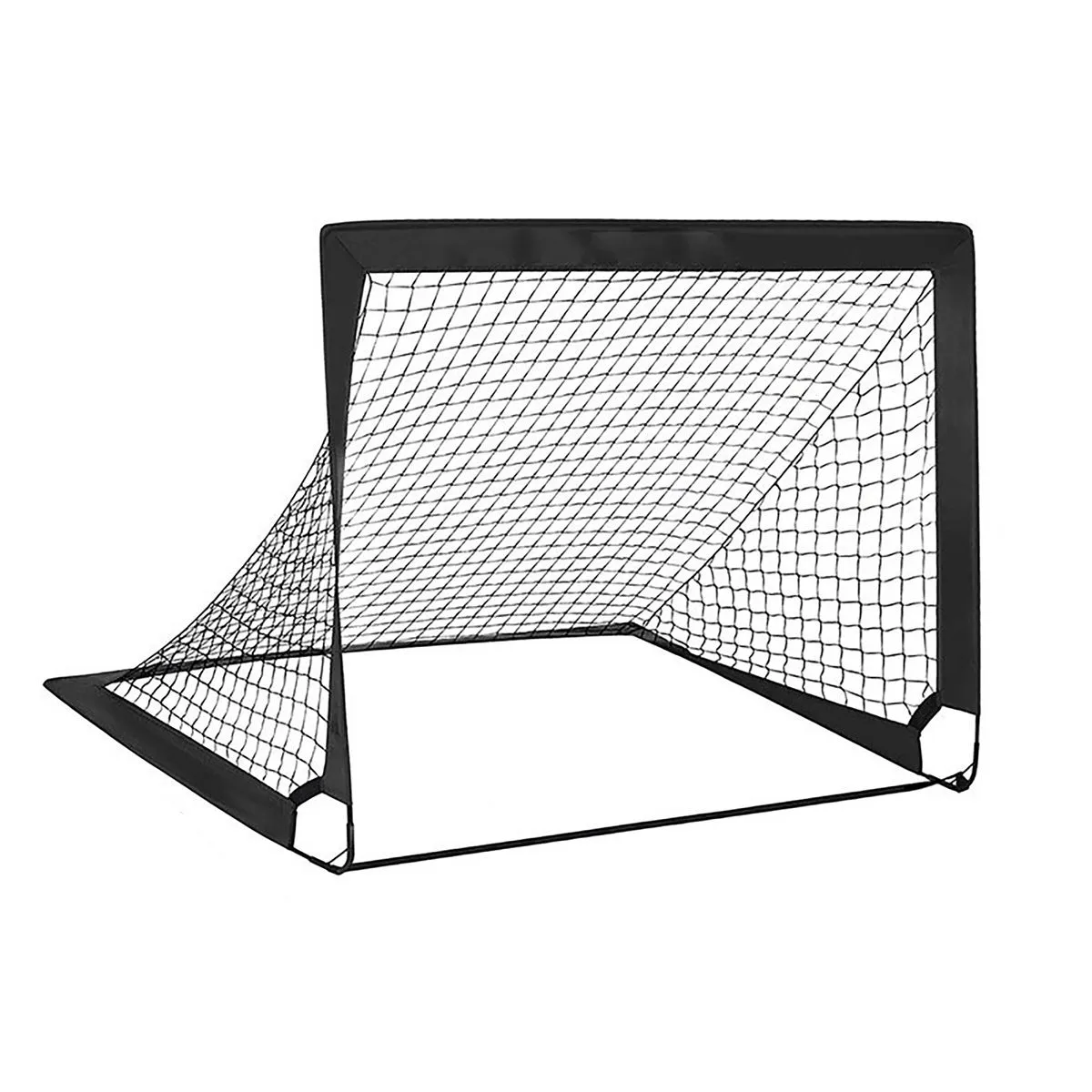 Sport Squad Portable Soccer Goal Net Set - Set of 2 - Black