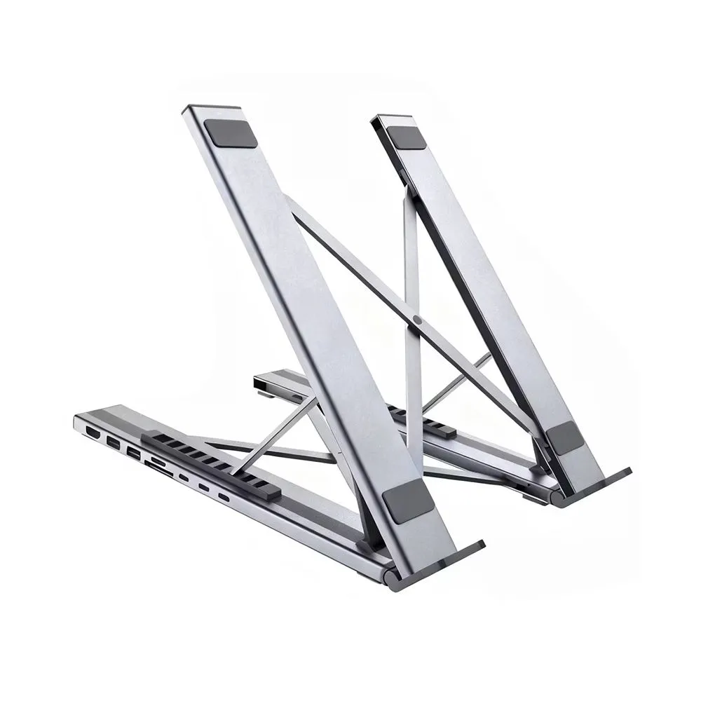 USB-C Docking Station Laptop Stand with HDMI, USB 3.0 and PD Charging