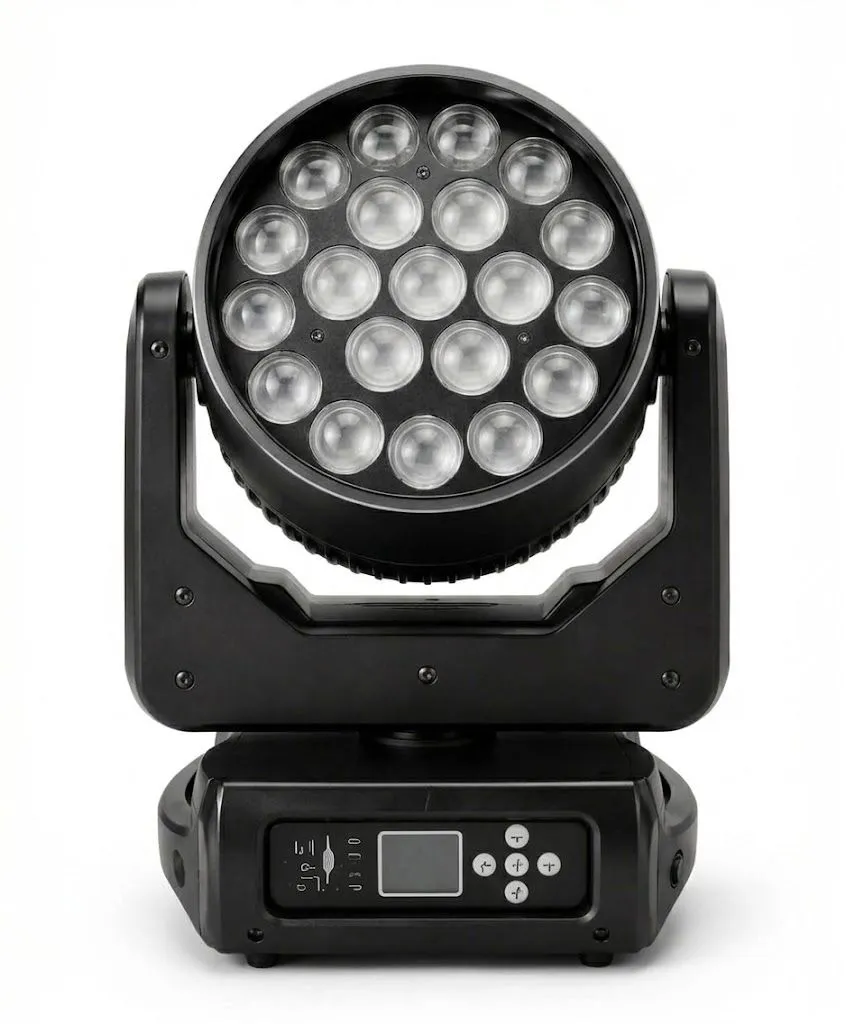 19x15W RGBW LED Zoom Moving Head Light
