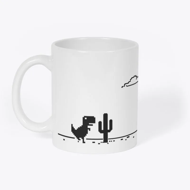 Google Dino Game Coffee Mug