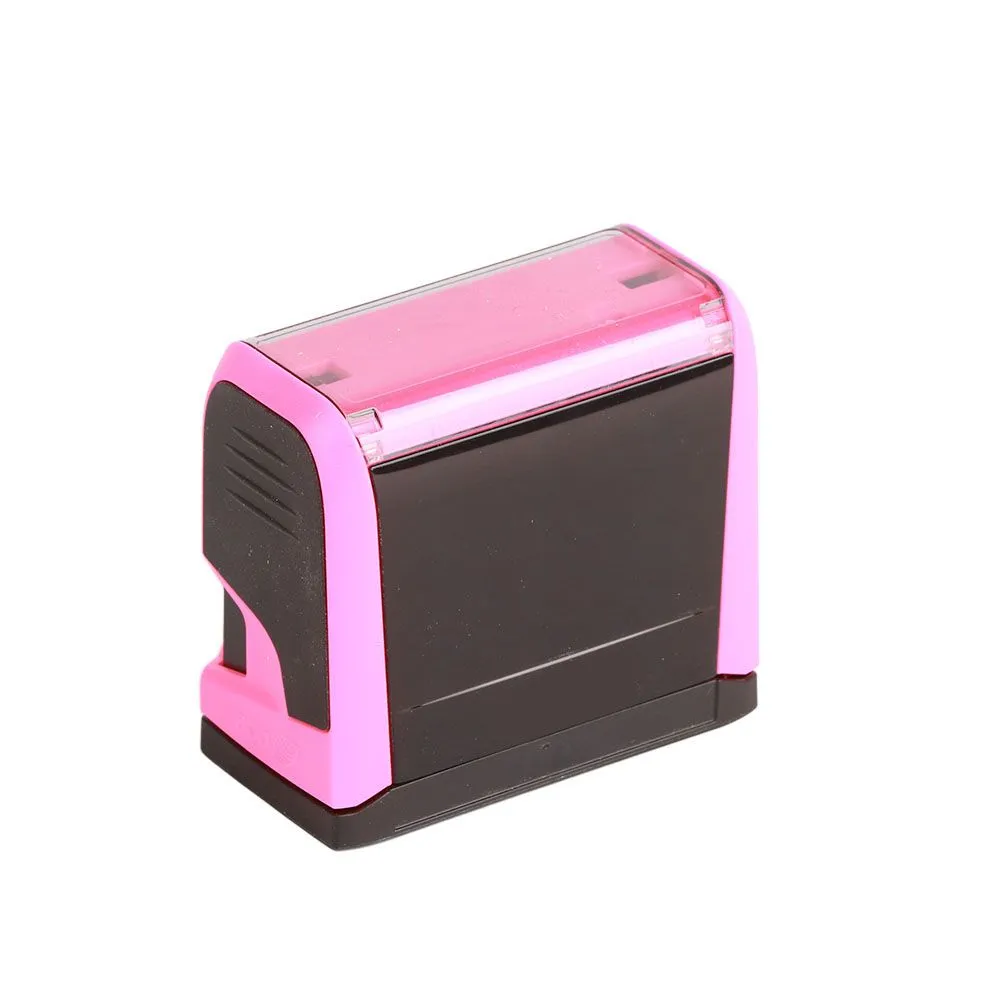 Custom Text Self Inking Stamp Plastic Blank Compatible with DIY Craft