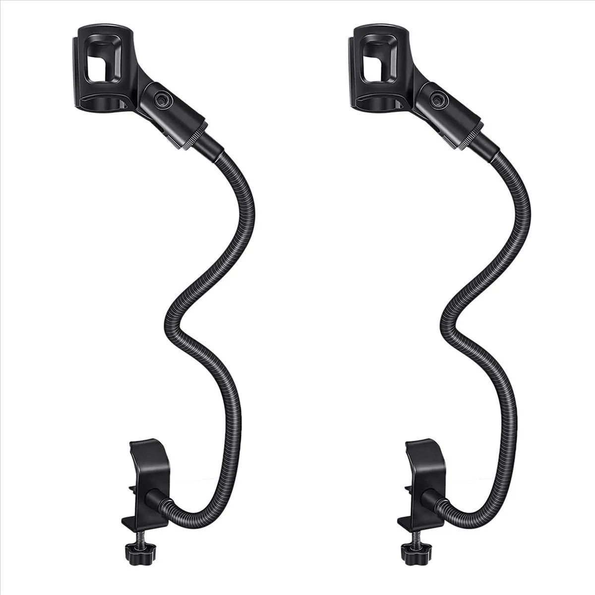 Microphone Stand Flexible Gooseneck Desk Clamp Holder