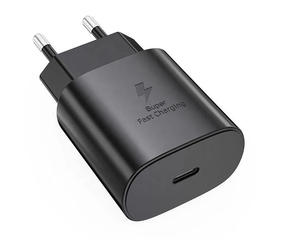 USB-C Charging Adapter Compatible with IPhone 16 Pro Max 25W Head - Black