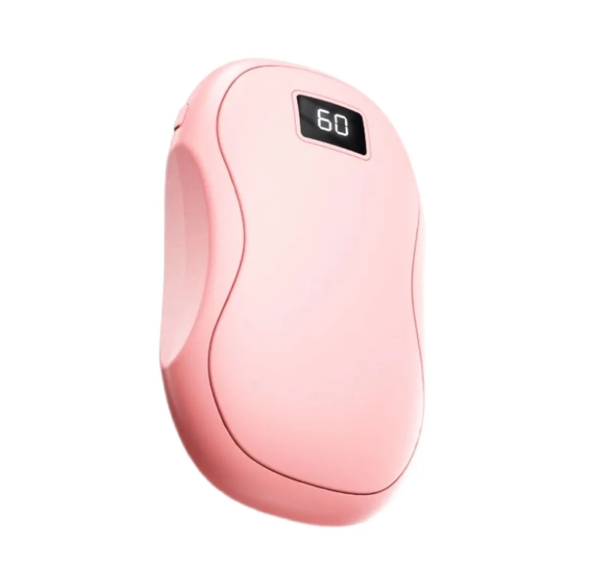 6000mAh Space Capsule Hand Warmer & Power Bank - Pink