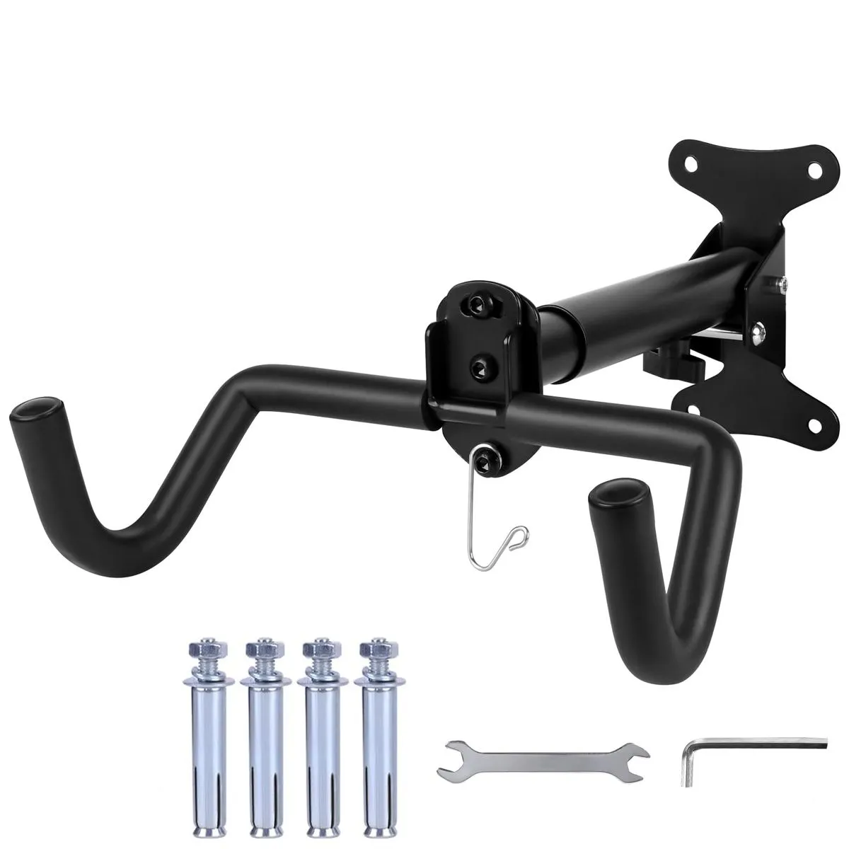 Heavy-Duty Adjustable Hooks Bike Wall Mount