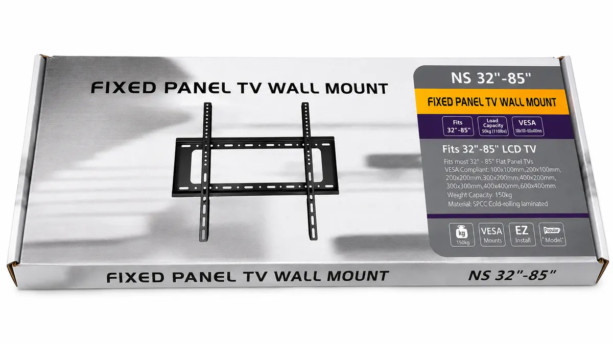 LZ 32-85 Inch High Quality Flat TV Wall Mount - Fixed Bracket