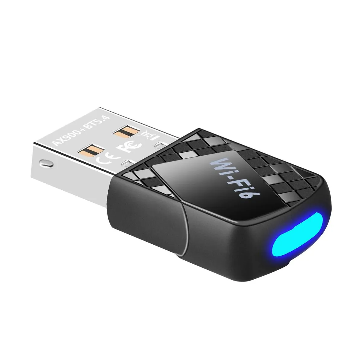 AX900Mbps USB WiFi 6 Adapter for PC, 2-in-1 Bluetooth 5.4 WiFi Adapter
