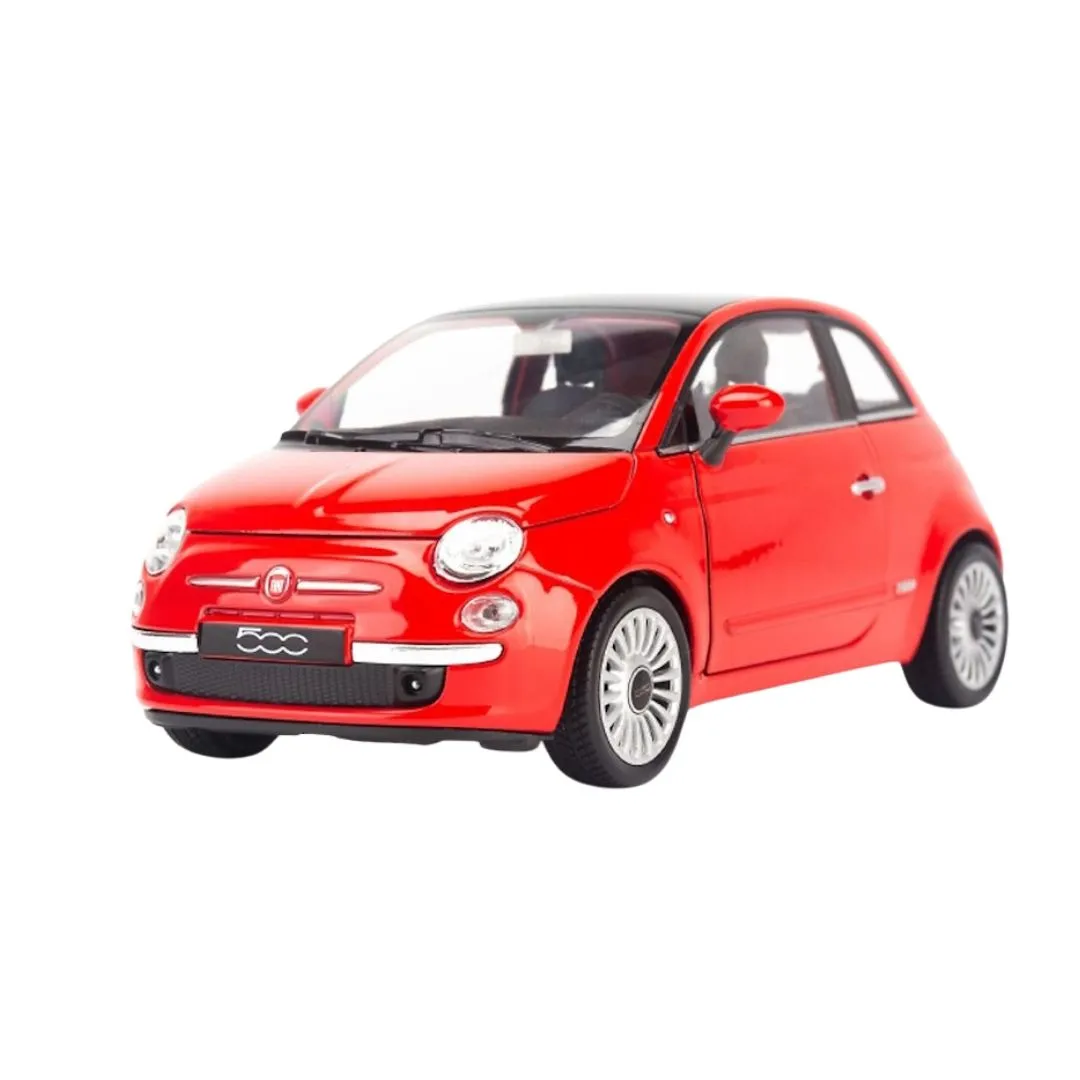 Welly NEX Models - 22514W - 1:24 Scale 2007 Fiat 500 - Red