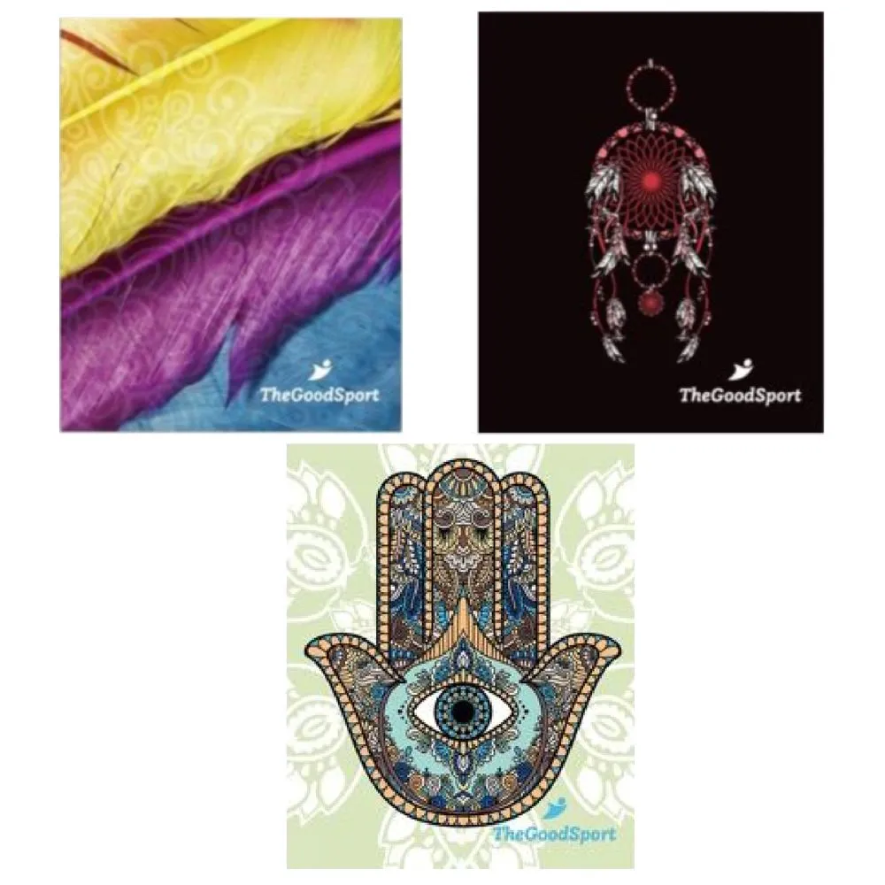 Stationery Soft Bright & Dark Non-Slip Mouse Pads Set of 3 - 27cm