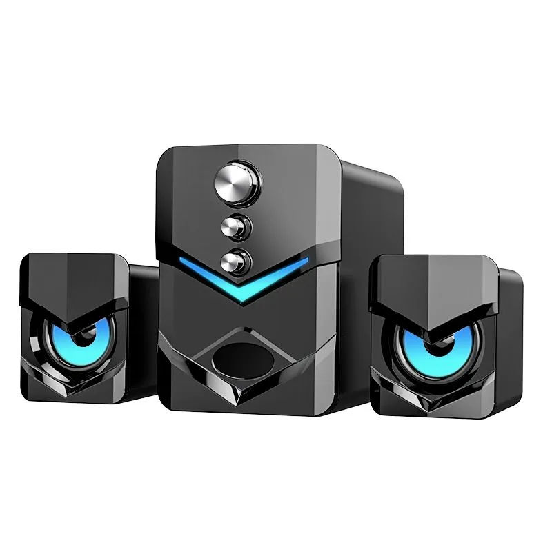 Koirerooy Wired & Bluetooth Computer Speakers for Desktop PC Laptop, - Black