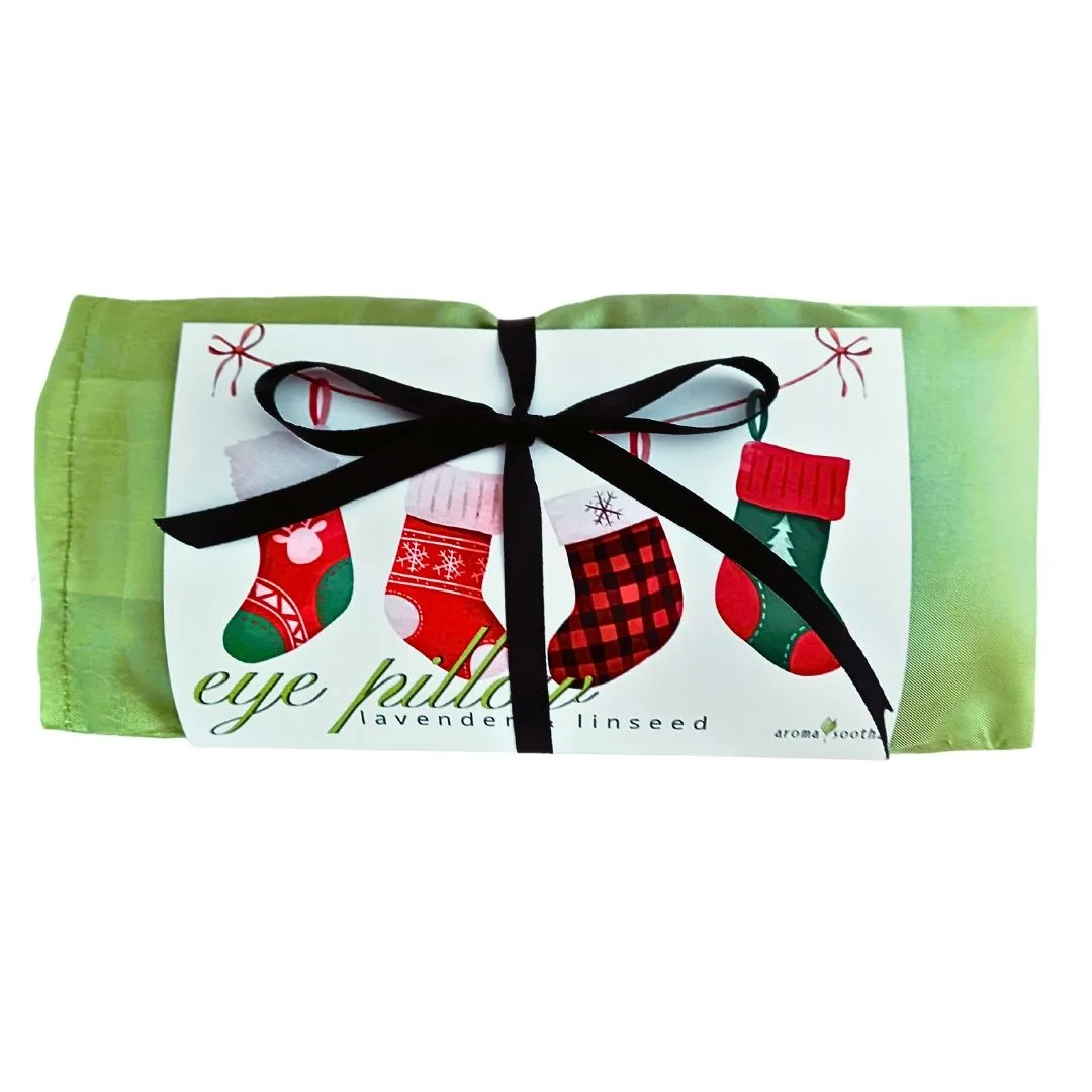 Aroma Soothz Elf Lavender Eye Pillow Green Heat and Cold therapy