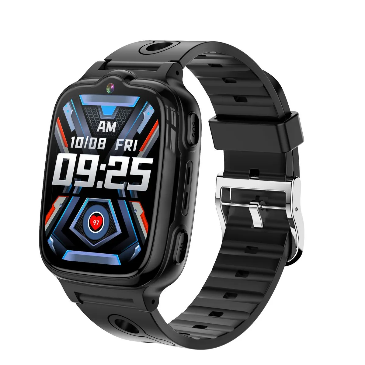 Kids 4G Smart Watch - GPS & Video Call | SA Custom Version - Black