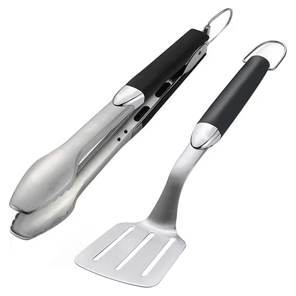 Extended handle BBQ Grill Tool Set - Stainless Steel Braai Tools Set