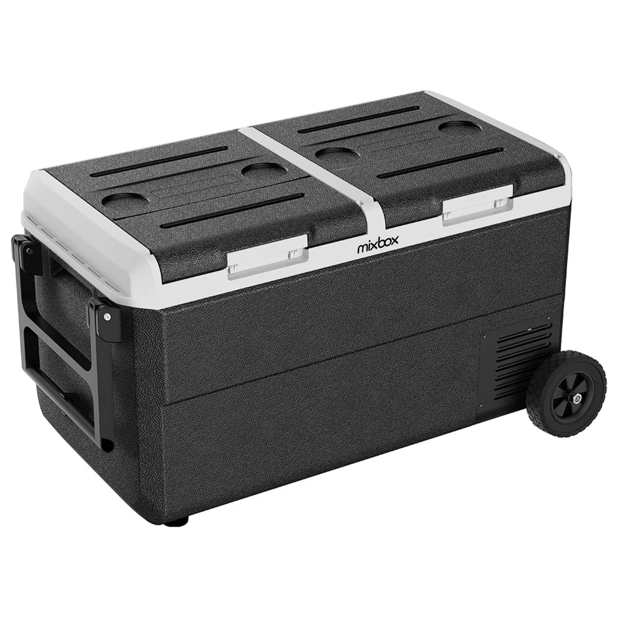 Mix Box Ice Peak Series Dual Zone Car Refrigerator with Wheels - 75L