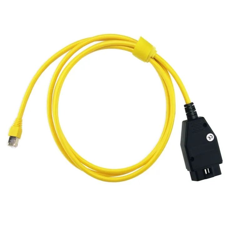 OBD Plug Adapter Compatible With BMW Enet Ethernet to OBD 2 Interface