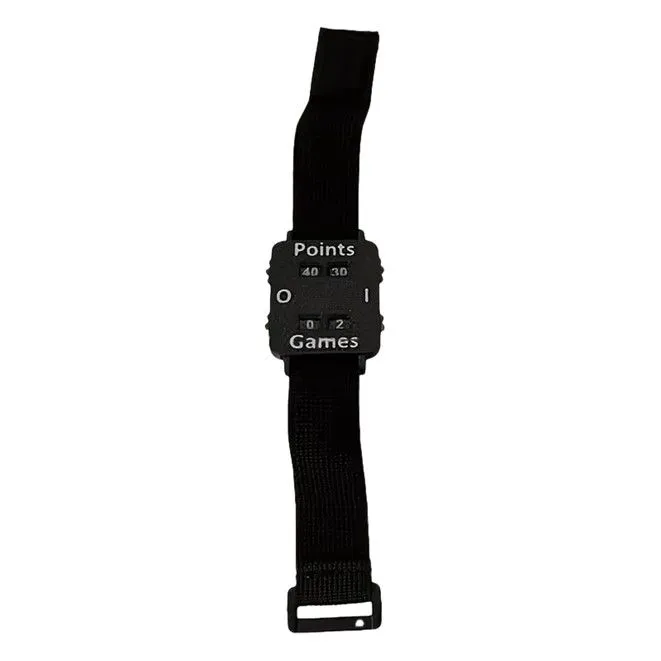 Battery Free Scorekeeper Wristband-Manual Score Tracker for Tennis & Padel