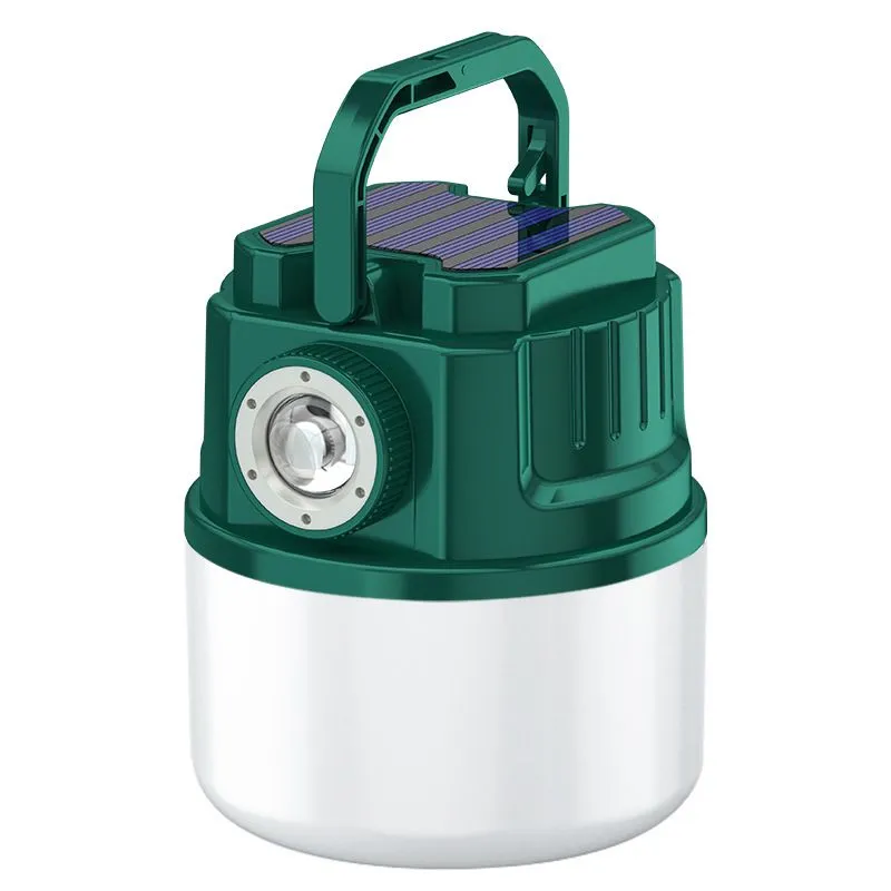 Solar Camping Light - Green
