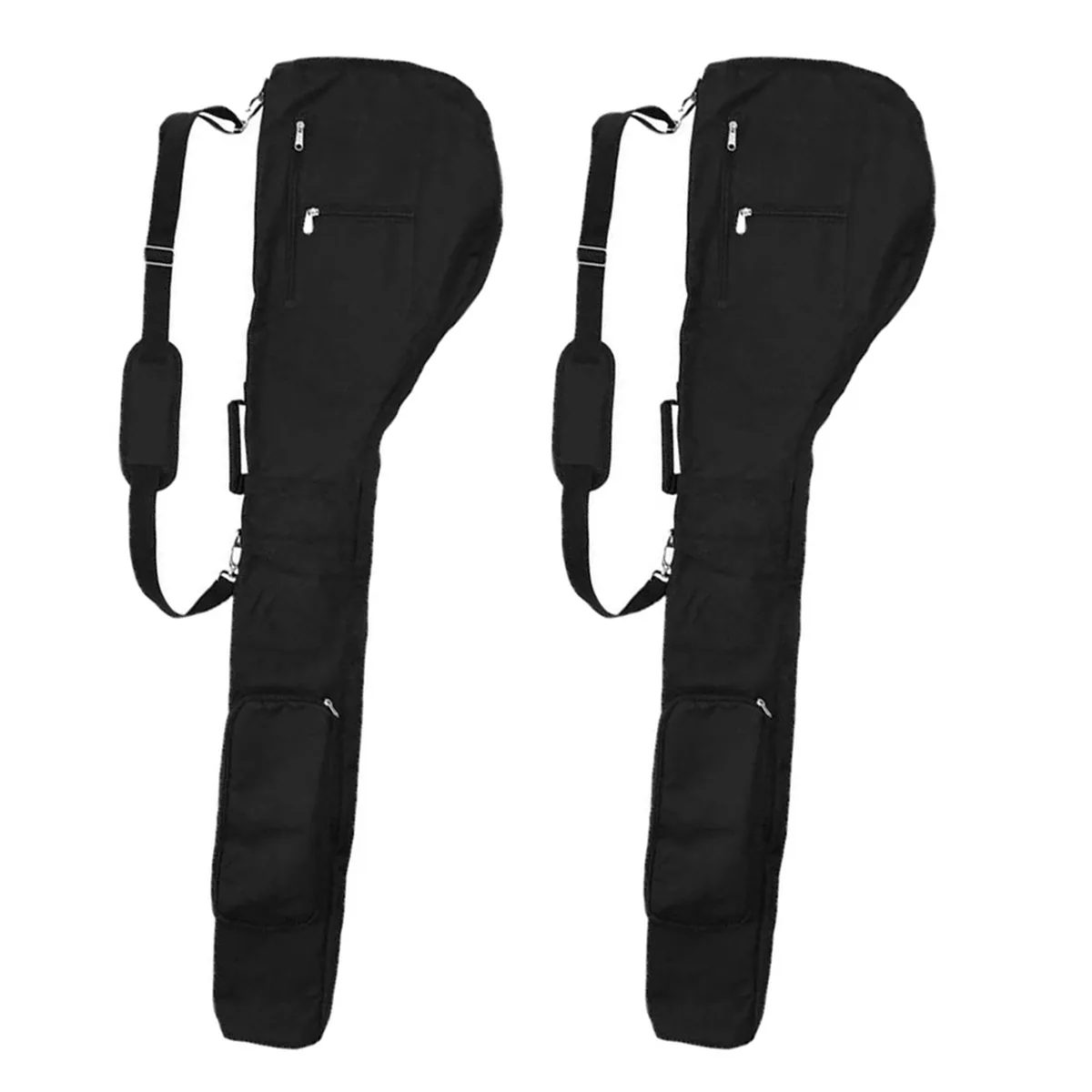 New Golf Club Carrier Bag Carry Driving Range Travel Bag Black