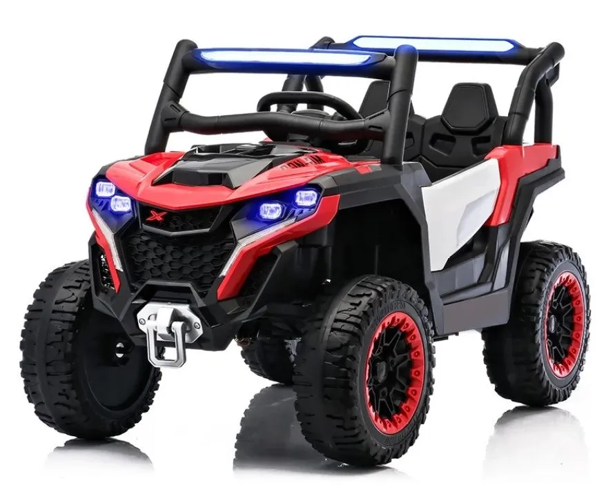 Kids 12V Dual-Seat Electric Ride-On Buggy with Remote Control