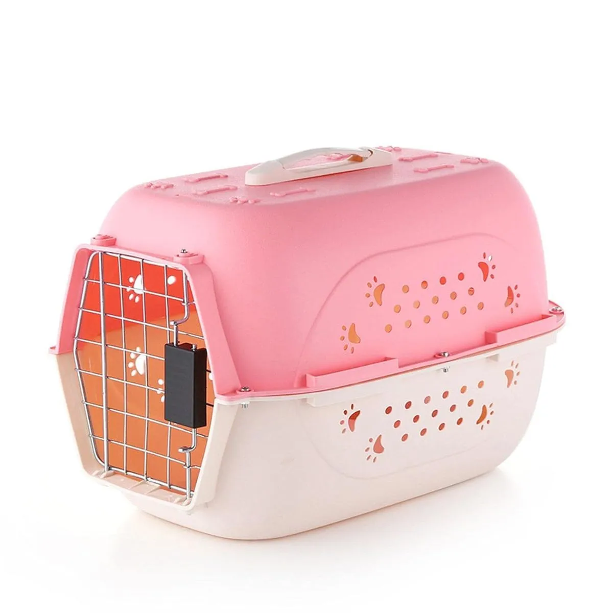 Portable Pet Carrier Travel Crate - For Cats & Small Dogs