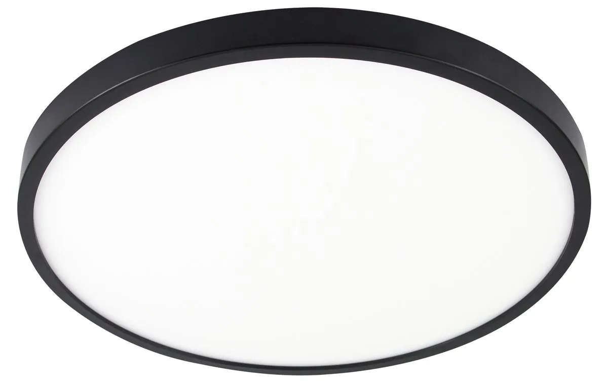 Bright Star Lighting LED ABS Slimline Ceiling Fitting -Matt Black or White - Black