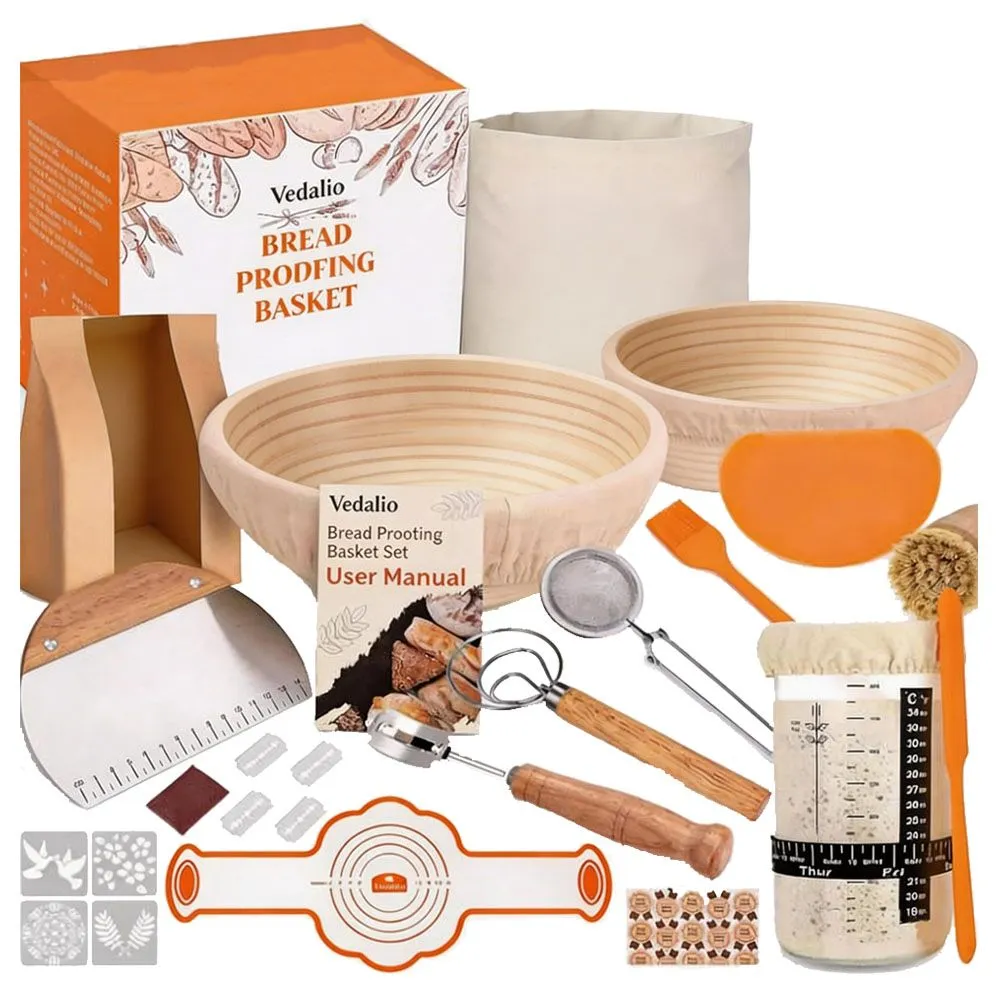Sourdough Bread Baking Supplies, Sourdough Starter Kit, Bread Proofing Set