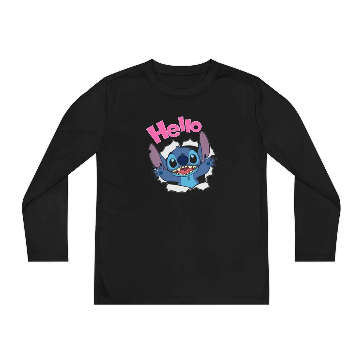 Hello Stitch Long Sleeve T-shirts Kids