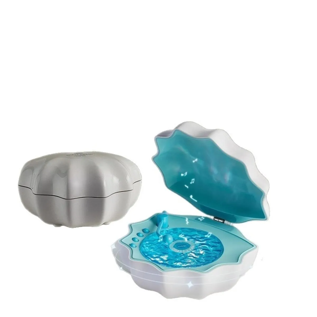 Shell-Shaped Bluetooth Mini Speaker with Night Light