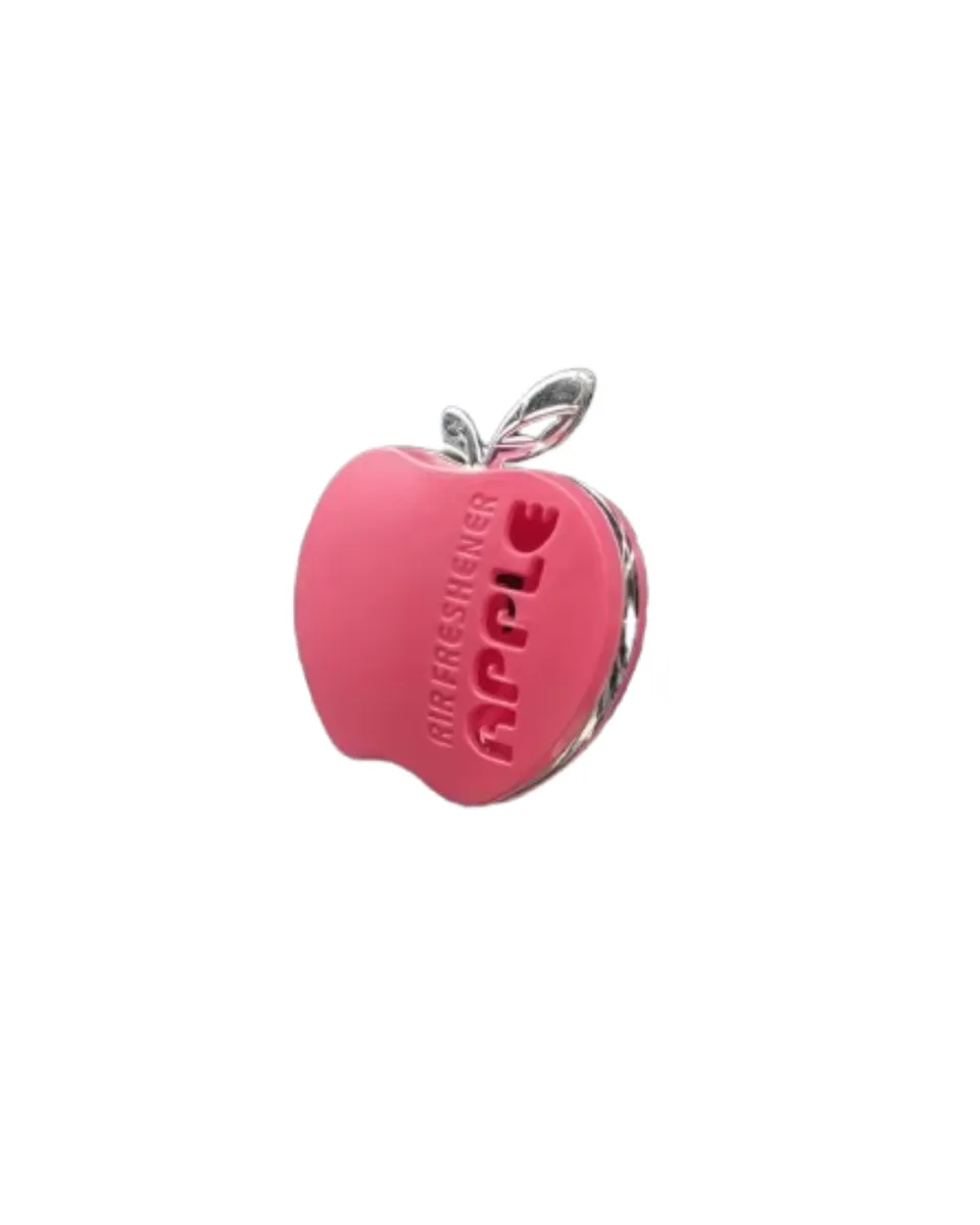 Car Air Freshener Apple Shaped Vent Clip - Pink