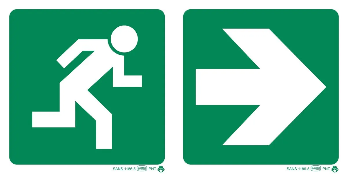 Informs People of the Direction of travel in case of emergency (Left/Right)