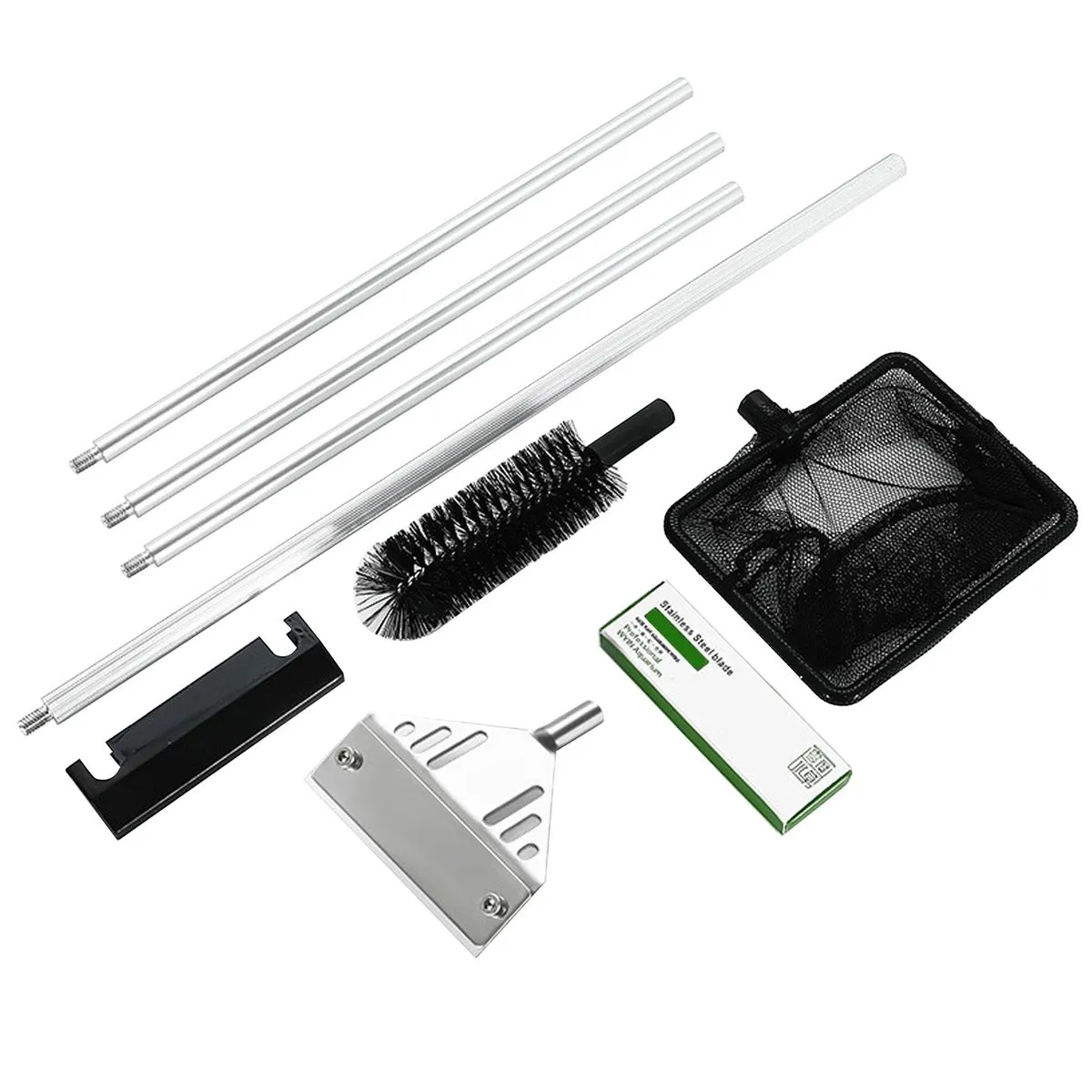 95cm 3-in-1 Aquarium Cleaning Kit - Adjustable Fish Tank Maintenance Tool