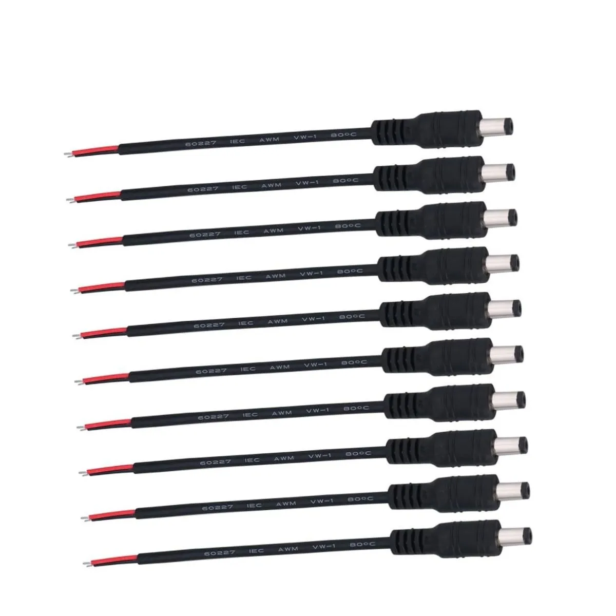 CCTV Camera Accessories DC Power Connector Jack Adapter Cable Wire