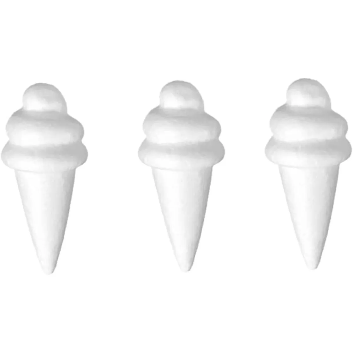 6Pcs DIY Foam Ice Cream Craft for Educational Creative Display Decor Easy