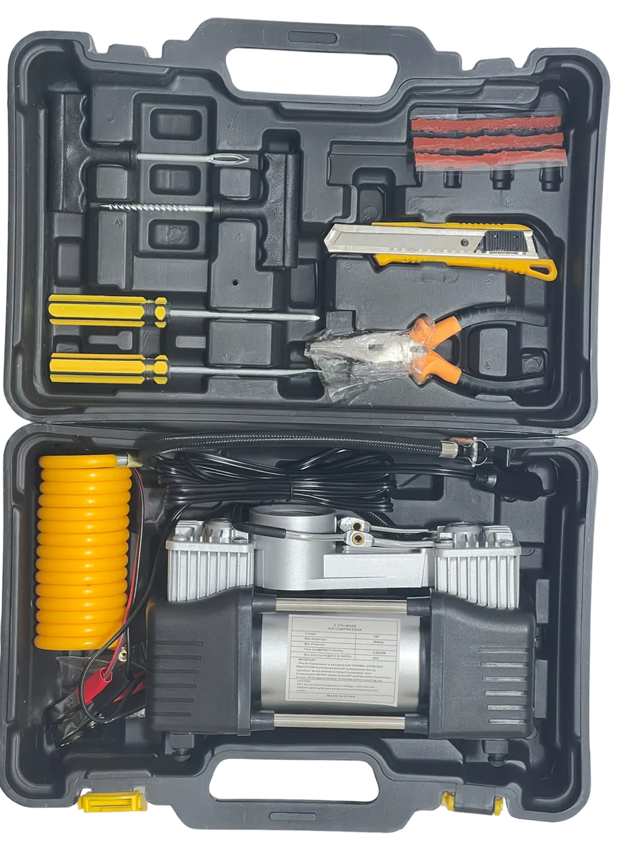 12V Vehicle 2 Cylinder Air Compressor