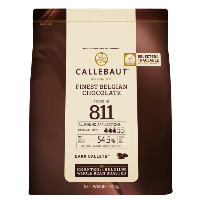 Callebaut Dark Chocolate - 811 - 2.5kg Callet
