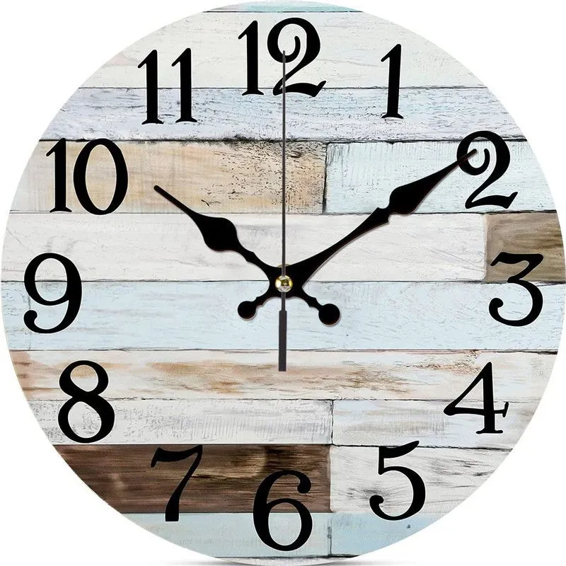 Wall Clock Silent Non Ticking, Clocks Battery Operated,for Living Room