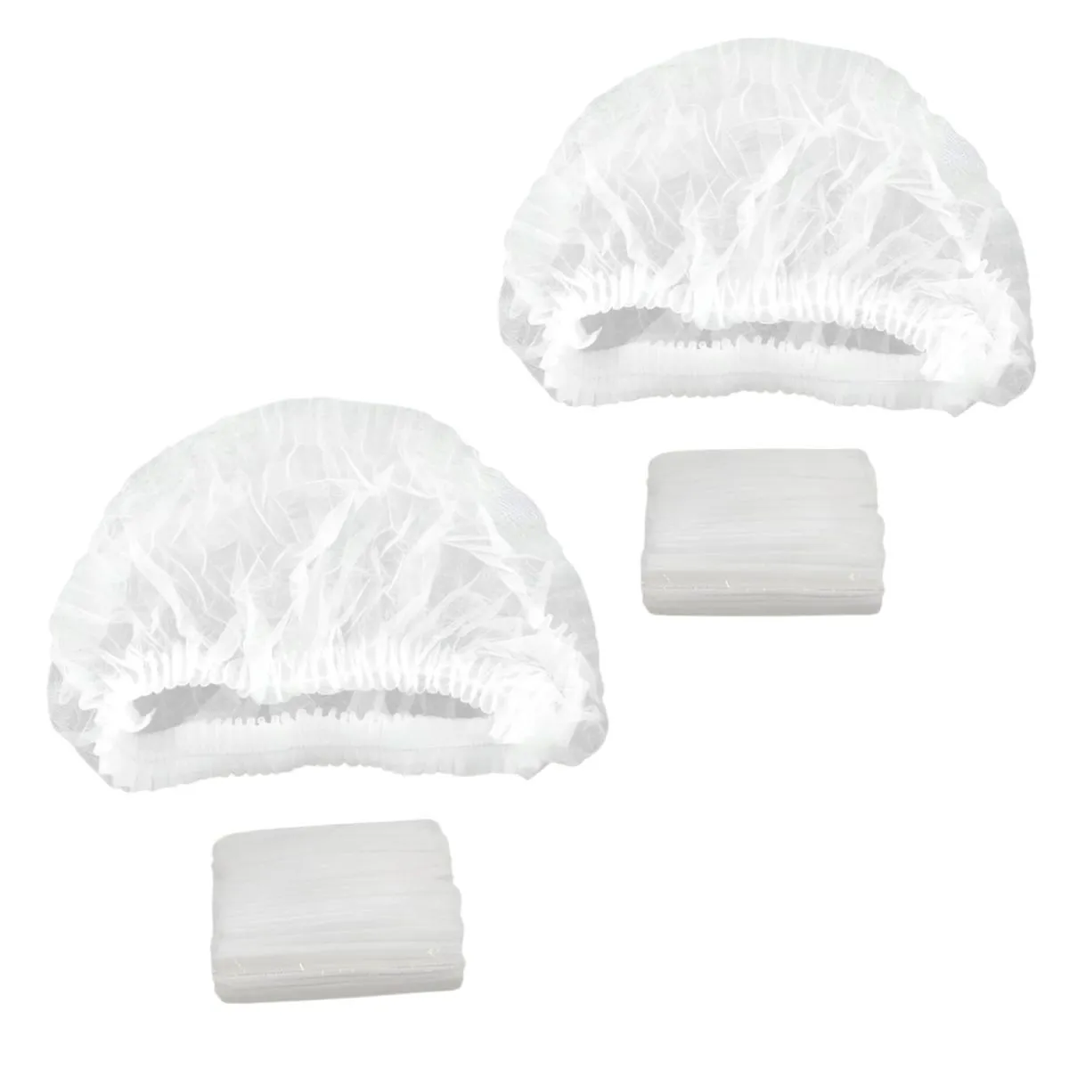 Set of 2 Disposable Mop Caps Hairnets 100's