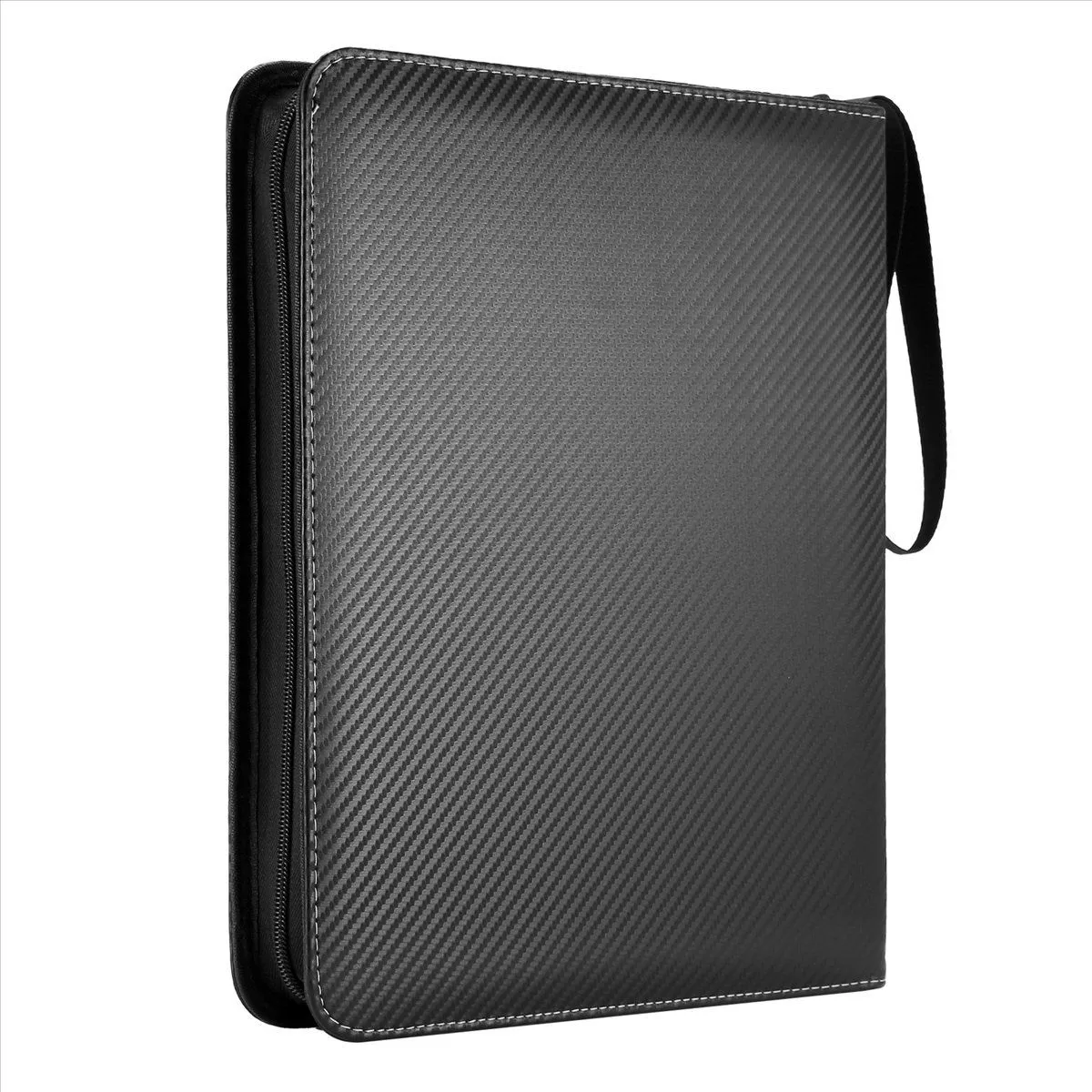 Trading Card Binder 9 Pockets Baseball Card Binder Sleeves Black