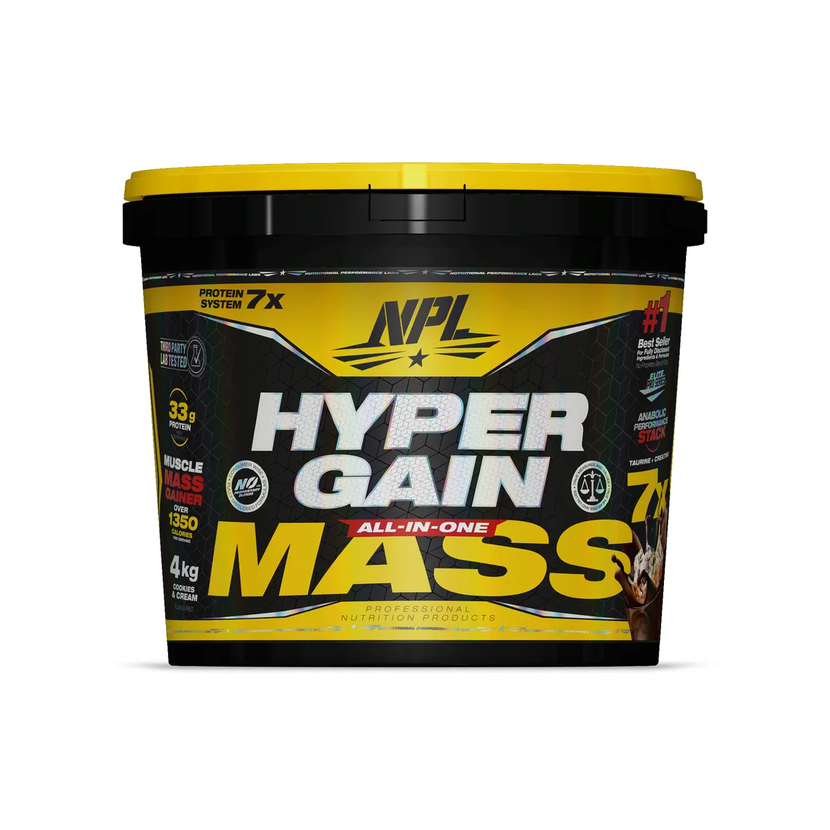 NPL - Hyper Gain, Cookies & Cream - 4 kg