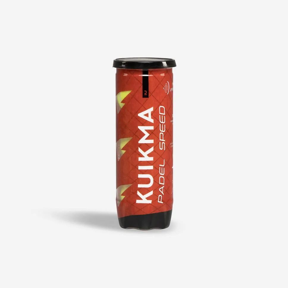 Kuikma Pressurised padel balls kuikma pb speed - pack of 3