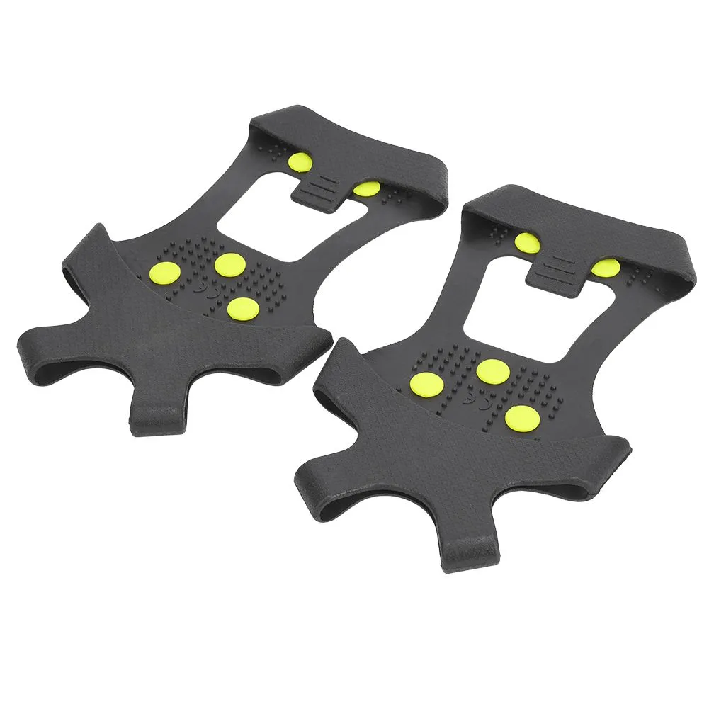 1 Pair 10-Tooth Anti-Slip Ice Cleats (M:36-38) Daily Use
