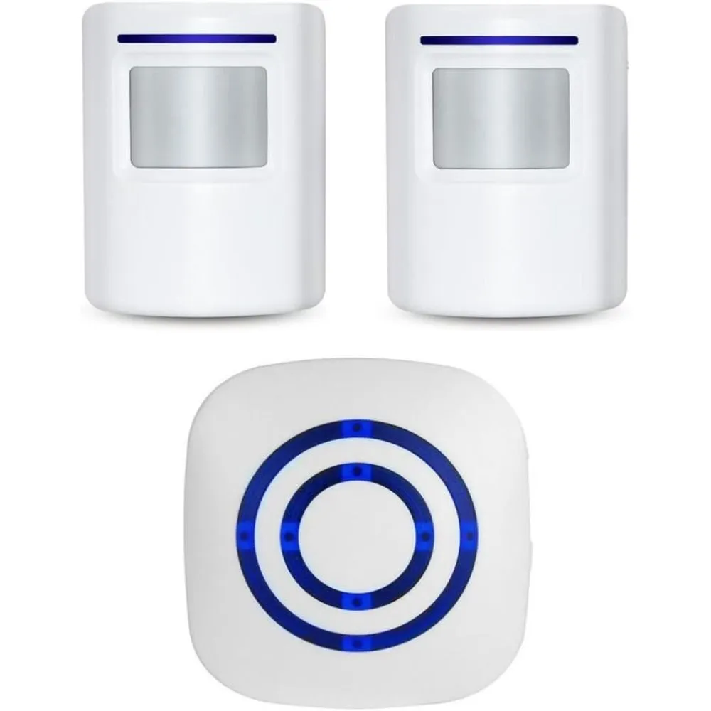 Wireless Home Security Driveway Alarm, Entry Alert, Visitor Door Bell Chime