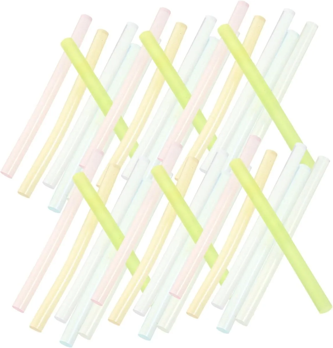 60pcs Colored Hot Melt Glue Sticks Strong Adhesive Crafting Supplies