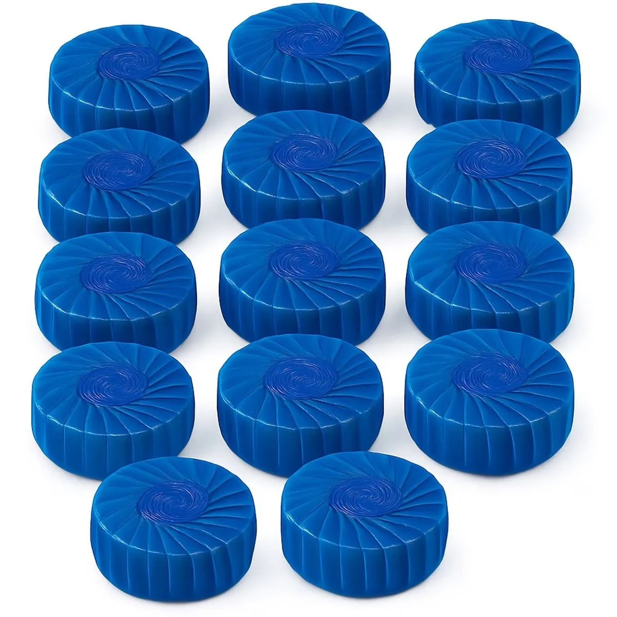 14 Pack Toilet Cleaner Tablets - Auto Blue Cistern Blocks for Fresh Toilets