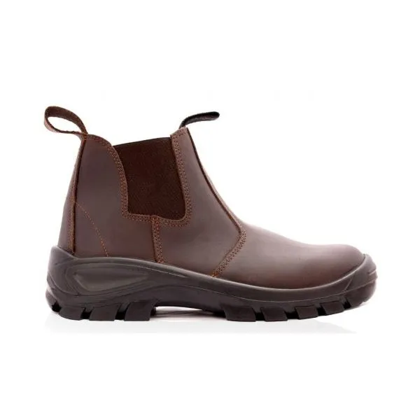 Safety Boot Bova Chelsea STC Brown