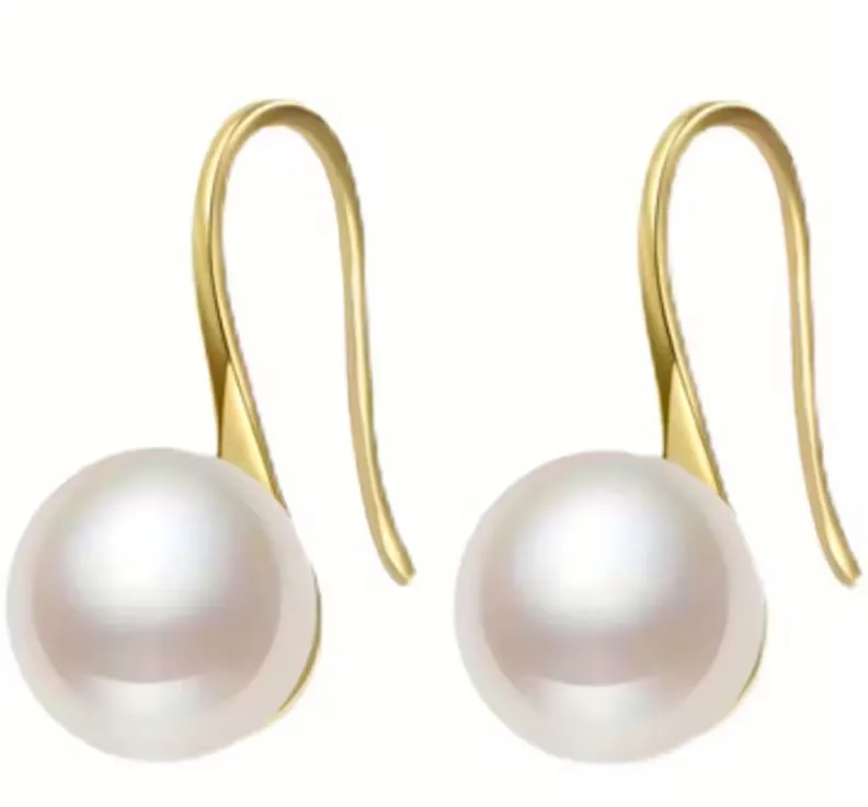 Elegant Muse Pearl Hook Earrings Set