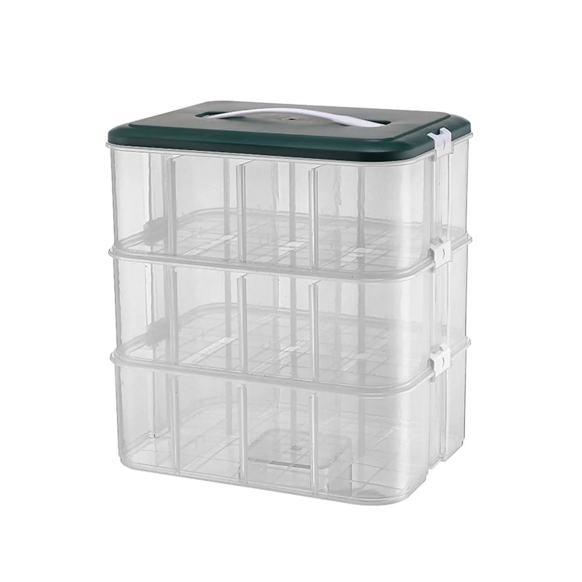 Building Blocks Toy Storage Box 3 Layers, Suitable for Kitchen, Toys, etc.