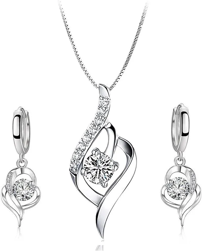 Women's Necklaces Earrings Jewellery Set Gift