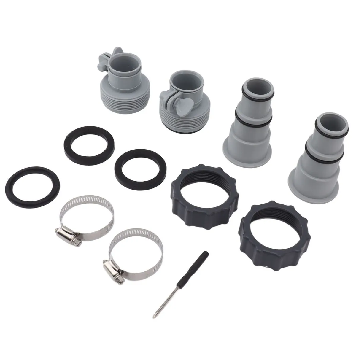 Threaded Pool Hose Adapter Compatible with Pumps