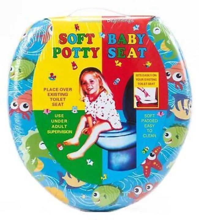Potty Training Padded Toilet Sea - Blue